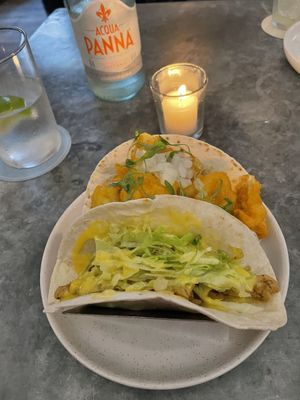 Happy hour and tacos, love this place. at Bar Bombon in Philadelphia