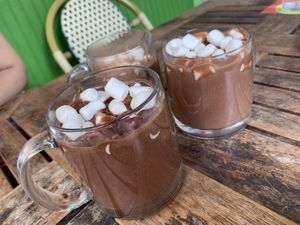 Hot chocolate  at Bar Bombon in Philadelphia