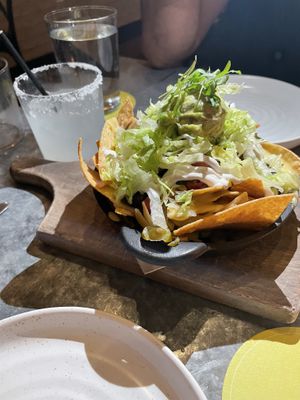 Nachos + marg  at Bar Bombon in Philadelphia