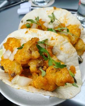 Buff cauliflower tacos   at Bar Bombon in Philadelphia