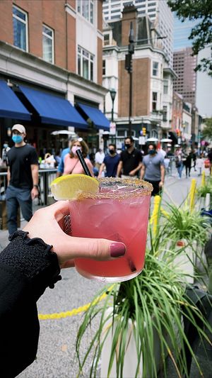 Grapefruit marg  at Bar Bombon in Philadelphia
