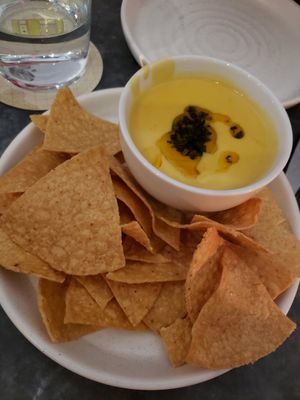 Queso dip at Bar Bombon in Philadelphia