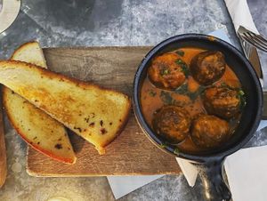 Spanish meatballs   at Bar Bombon in Philadelphia