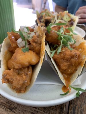 Buffalo Cauliflower Tacos  at Bar Bombon in Philadelphia