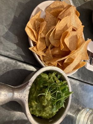 Chips and guacamole  at Bar Bombon in Philadelphia