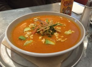 Tortilla soup at Bar Bombon in Philadelphia