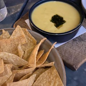 Queso and chips   at Bar Bombon in Philadelphia
