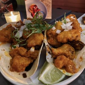 Cauliflower tacos   at Bar Bombon in Philadelphia