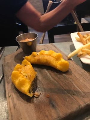 empanadas  at Bar Bombon in Philadelphia