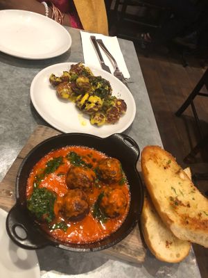 Spanish meatballs  at Bar Bombon in Philadelphia