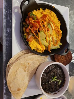 Grande breakfast from the brunch menu at Bar Bombon in Philadelphia