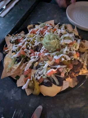 nachos with chorizo at Bar Bombon in Philadelphia