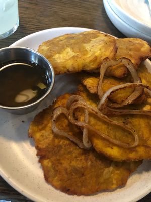 Tostados ~not my fav but the hubby loved  at Bar Bombon in Philadelphia