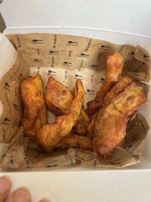 Thai fries (with some missing 😁)  at Mi Sen in Portland