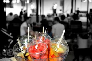 fruit at bistRAW & Tea in Prague