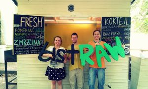 Promo :) at bistRAW & Tea in Prague