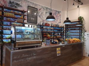 The place at bistRAW & Tea in Prague