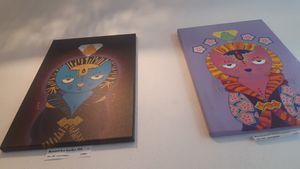 Decoration at bistRAW & Tea in Prague