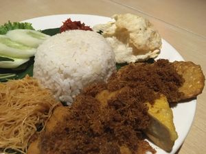 Local food at Dharma Kitchen - Pluit in Jakarta