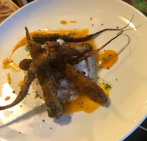 Heritage carrots  at Flow in Bristol