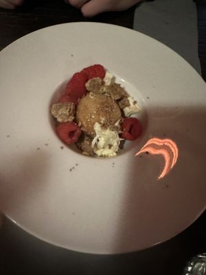 Lemon dessert   at Flow in Bristol