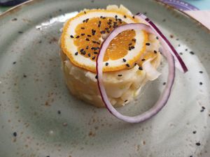 Ensaladilla alemana at La Libelula Vegan Cafe in Fuengirola