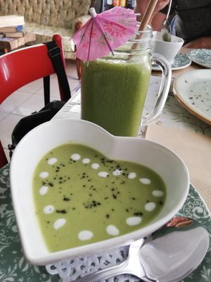 Try the green juice! at La Libelula Vegan Cafe in Fuengirola