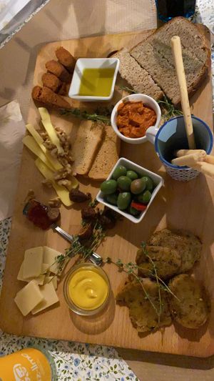 Tabla iverica at La Libelula Vegan Cafe in Fuengirola