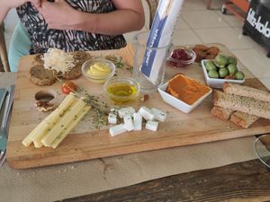 Tabla Iberica at La Libelula Vegan Cafe in Fuengirola