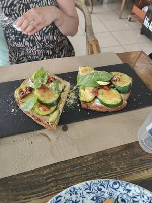 Toast muy bueno at La Libelula Vegan Cafe in Fuengirola