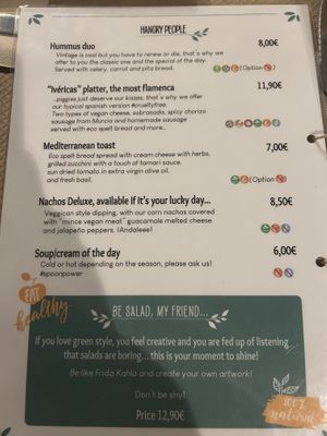   at La Libelula Vegan Cafe in Fuengirola