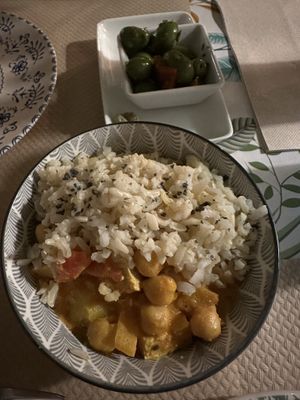 Tikka masala tapita   at La Libelula Vegan Cafe in Fuengirola