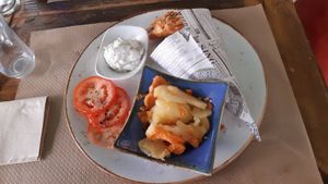 Nofish nochips at La Libelula Vegan Cafe in Fuengirola