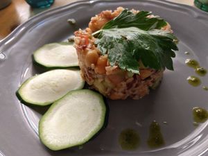 A rice salad. at La Libelula Vegan Cafe in Fuengirola