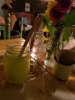Bebidas refrescantes de la casa at La Libelula Vegan Cafe in Fuengirola