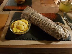 Kebap de Seitan at La Libelula Vegan Cafe in Fuengirola