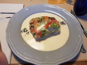 Rollito templado 1 at La Libelula Vegan Cafe in Fuengirola