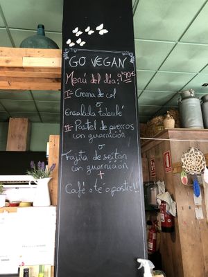 Lunch meal deal (3 courses for €9.90) at La Libelula Vegan Cafe in Fuengirola