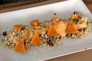 Bulgur starter from menu del dia.  at La Libelula Vegan Cafe in Fuengirola