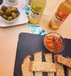 Starters at La Libelula Vegan Cafe in Fuengirola