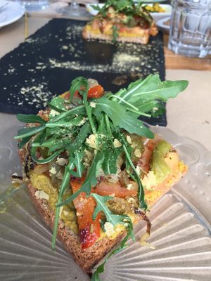 Tostada de verdura  at La Libelula Vegan Cafe in Fuengirola