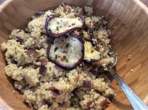 Exciting spicy quinoa creations  at Telopreparoio in Tarquinia