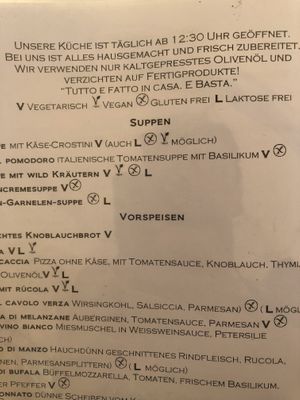 Auszug aus dem Menü  at Manifattura Di Gelato in Calheta