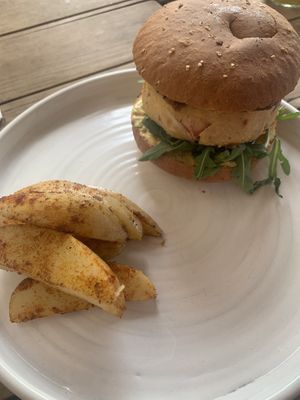 Burger at Recaudo in San Andres Cholula