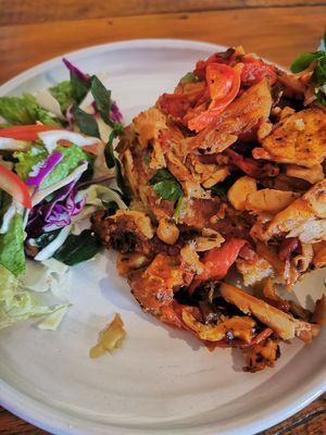 Focaccia asada at Recaudo in San Andres Cholula