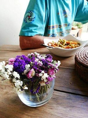 Pasta with sauteed carrots and zucchini at Recaudo in San Andres Cholula