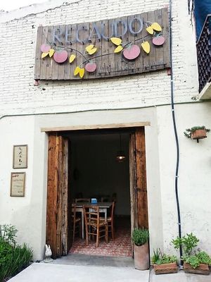 Entrance 💜⛩️💜 at Recaudo in San Andres Cholula