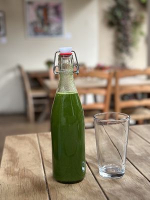 Green juice #Veganuary at Recaudo in San Andres Cholula