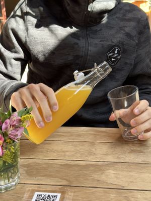 Orange juice #Veganuary at Recaudo in San Andres Cholula