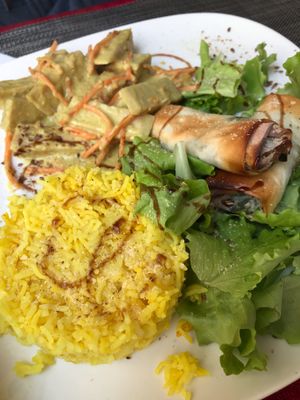 Amazing tasty jackfruit combination  at La Libellula Ristorante Bistrot in Udine